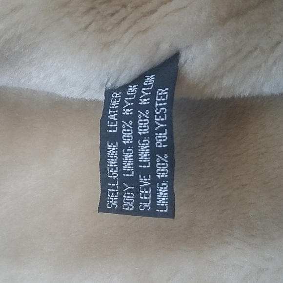 The Connection New York Genuine Leather Jacket, Faux Fur Lined, Size Small - Picture 8 of 10